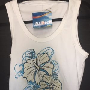 Del Sol Barbados Women’s Tank NWT Size M